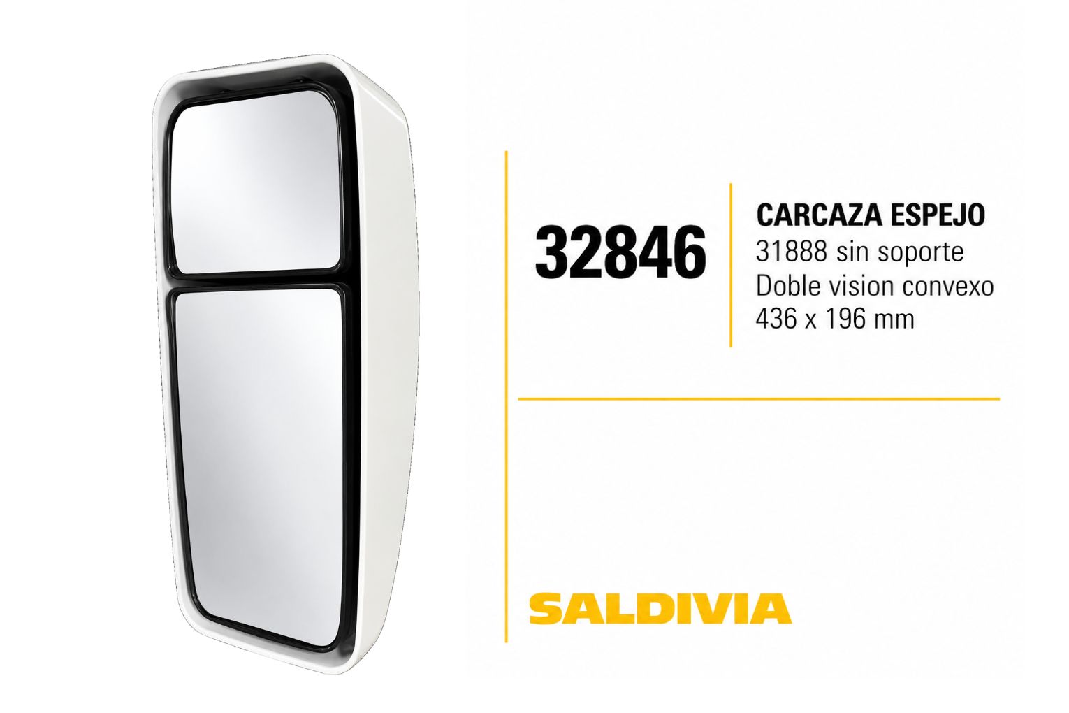 ESPEJO Saldivia LARGA DISTANCIA · SIN SOPORTE — FRA SRL